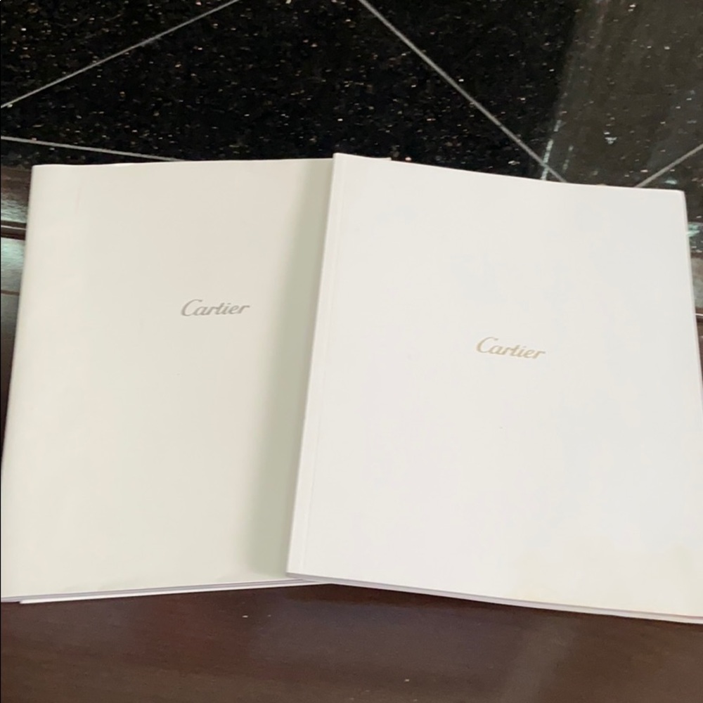 Cartier Catalogue Books Logo Vintage